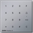 260565 GIRA KEYLESS IN CODETASTATUR TX_44 (WG UP) FARBE ALU Produktbild