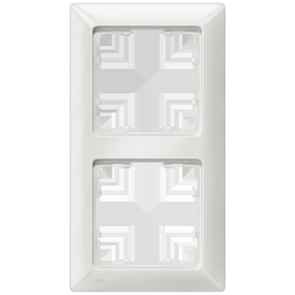 5TG2552-0 SIEMENS RAHMEN 2-FACH DELTA LINE TITANWEISS Produktbild front M