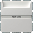 14003 GIRA HOTEL-CARD-TASTER BSF SYSTEM 55 REINWEISS Produktbild