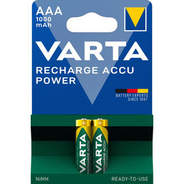 05703301402 VARTA RECHARGE ACCU Power (2STK.-BL.)1000mAh Micro AAA Produktbild