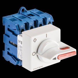 KG64 T303/58 VE2 K&N HAUPTSCH.3-P.45MM- SCHNAPPBE.ITH=63 A,P=22KW(AC23B,380V AC) Produktbild front M