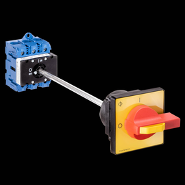 KG100 T203/12 VE K&N NOT-AUS-SCH.3P.VERT BO.B.64X64ITH=100A,P=37KW(AC23B,380V AC) Produktbild front M