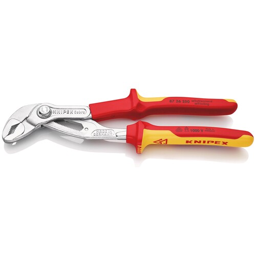 8726250 KNIPEX HIGHTECH WASSERPUMPEN- ZANGE COBRA 250MM VDE 1000V Produktbild