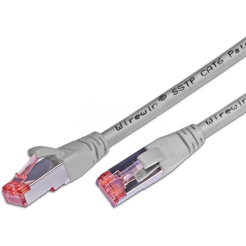 PKW-PIMF-KAT6 0.5 WIREWIN PATCHKABEL 0,5M CAT6 RJ45 GRAU Produktbild