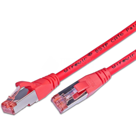 PKW-PIMF-KAT6 0.5RT WIREWIN PATCHKABEL 0,5M CAT6 RJ45 ROT Produktbild