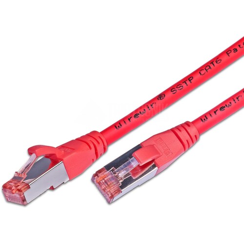 PKW-PIMF-KAT6 3.0 RT WIREWIN PATCHKABEL 3M CAT6 RJ45 ROT Produktbild