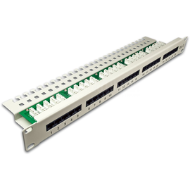 PANEL TEL 25 WIREWIN 19Zoll TELEFON PATCH-PANEEL 1HE 25-PORT LSA+ Produktbild