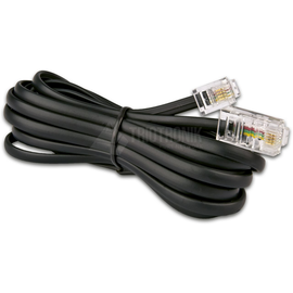 MOD 8/4-6/4 3.0 WIREWIN MODULAR-KABEL RJ45 AUF RJ11 3M SCHWARZ Produktbild