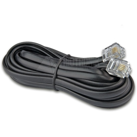 MOD 6/4-6/4 3.0 WIREWIN MODULAR-KABEL RJ11 AUF RJ11 3M SCHWARZ Produktbild