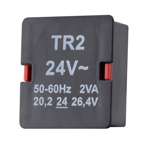 282110 TELE HASE TR2 TRAFOMODUL 24VAC IP40 F. SERIE GAMMA U. TREND Produktbild Front View L