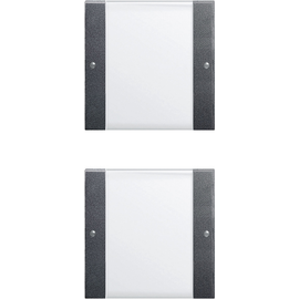 213228 GIRA WIPPENSET 2FACH ANTHRAZIT TASTSENSOR 3 SYSTEM 55 Produktbild front M