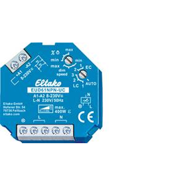 6110 0801 ELTAKO EUD61NPN-UC + LED 400W UNIVERSALDIMMER F. DOSENEINBAU Produktbild