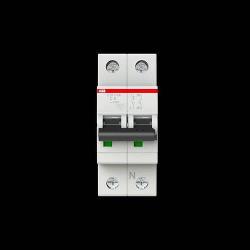 GHS2010103R0064 STOTZ S201-C6NA Leitungs schutzschalter 1 Pol. + N Produktbild