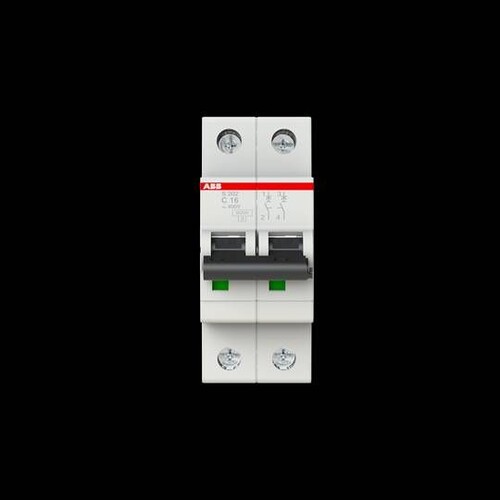 GHS2020001R0164 STOTZ S202-C16 LEITUNGS- SCHUTZSCHALTER 2 POL. Produktbild