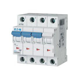 242544 EATON PLSM-C20/3N-MW LEITUNGSSCH. SCHALTER 20A 3P+N 4TE 10KA Produktbild