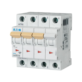 242564 EATON PLSM-D13/3N-MW LEITUNGSSCH. SCHALTER 13A 3P+N 4TE 10KA Produktbild front M