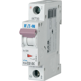 243125 EATON PLS6-C32-DC-MW LEITUNGSSCH. SCHALTER 32A DC 1-POLIG 1TE 6KA Produktbild