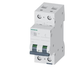 5SL6516-7 SIEMENS LS-SCHALTER C 16A 1+N-POLIG AC 230V 2TE Produktbild front M