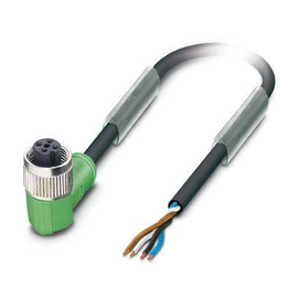 1668221 Phönix  SAC-4P- 1,5-PUR/M12FR Sensor-/Aktorkabel halogenfrei sw-grau Produktbild