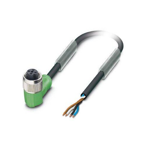 1668221 Phönix  SAC-4P- 1,5-PUR/M12FR Sensor-/Aktorkabel halogenfrei sw-grau Produktbild