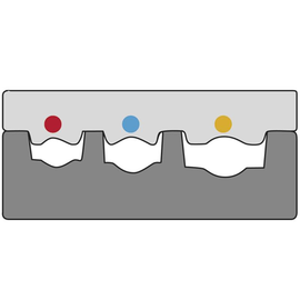 210761/E Haupa Einsatz zu 210761 isolierte Kabelschuhe Produktbild front M