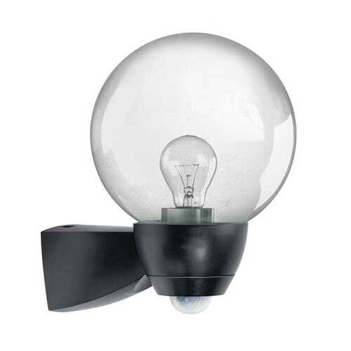 EL10026119 Esylux Automatikleuchte AL P MONZA 130 SCHWARZ Produktbild