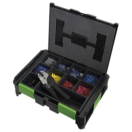 220391 HAUPA SysCon Aktionspaket Quetschkabelschuhe+AE&210784 3700-teilig Produktbild front M