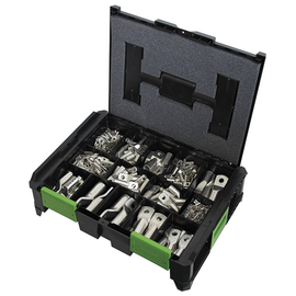 220387 Haupa SysCon Aktionspaket Presskabelschuhe DIN 46235 389-teilig Produktbild front M