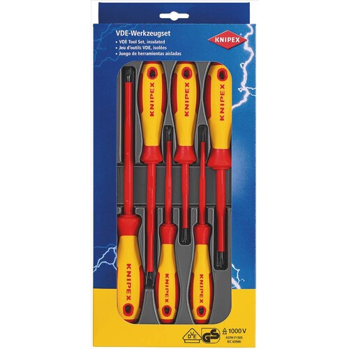 002012 V01 KNIPEX Schraubendreher-Set 6-teilig Produktbild