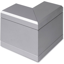 034210 DIETZEL Außeneck zu Brüstungs- kanal Alu eloxiert 100x65mm mit Deckel Produktbild front M