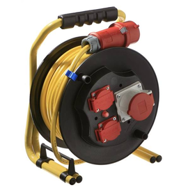 22160 AS Schwabe Xperts CEE-Kabeltrommel Ø285mm 25m gelb AT-N07V3V3-F 5G1,5 Produktbild