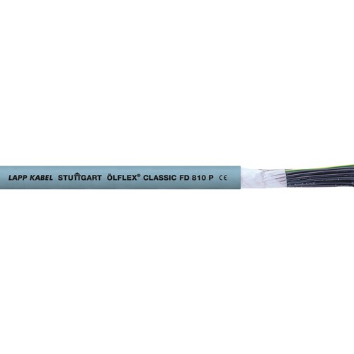 0026301 ÖLFLEX CLASSIC FD 810 P 3G0,5 PVC-PUR-Schleppkettenleitung Produktbild Front View L