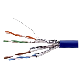 CAT6 UC400 S23/1 4P U/FTP BLAU LSHF 305M je 2 Paare mit Folie geschirmt - KARTON! Produktbild