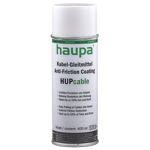 170174 HAUPA Kabelmontage-Spray HUPcable Aerosol 400 ml Produktbild Front View L