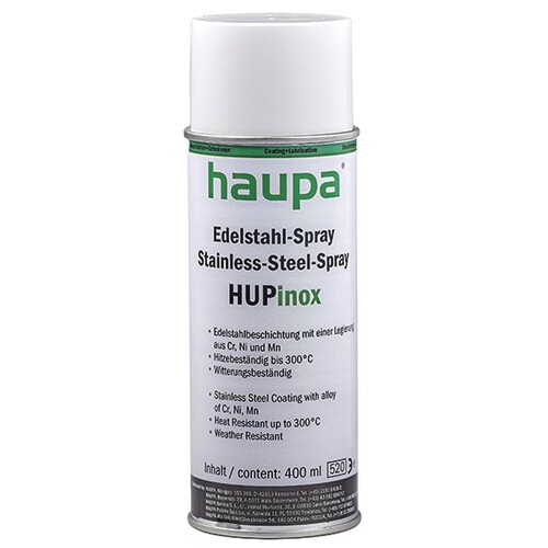 170156 HAUPA Edelstahl-Spray HUPinox Aerosol 400 ml Produktbild Front View L