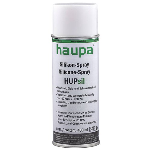 170162  HAUPA Silikon-Spray HUPsil Aerosol 400 ml Produktbild Front View L