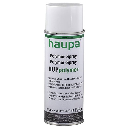 170170 HAUPA Polymer Gleitspray HUPpolymer, Aerosol 400 ml Produktbild Front View L