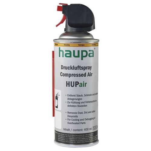 170106 HAUPA Druckluft-Spray HUPair Aerosol 400 ml Produktbild Front View L