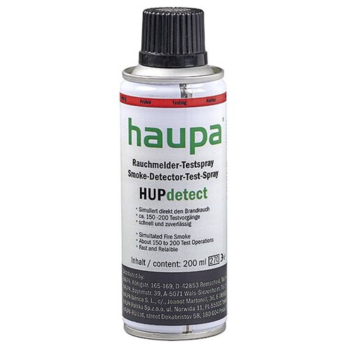 170404 HAUPA Rauchmelder-Testspray HUPdetect, Aerosol 200 ml Produktbild Front View L