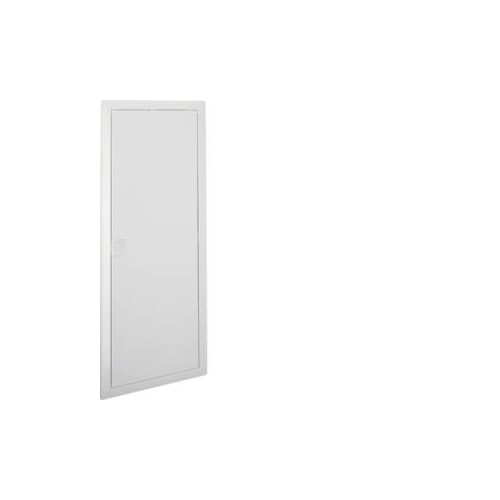 VZ105N HAGER Volta Blendrahmen m.Tür 5-reihig RAL9010 Produktbild Front View L