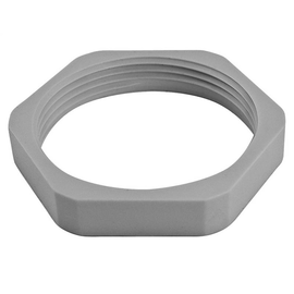 88704060 E-Term GPO 40 ISO Gegenmutter PA RAL7035 lichtgrau Produktbild front M