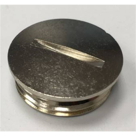 92004691 E-Term BLMS 11 Verschluss- Stopfen mit O-Ring IP68 Messing vernicke Produktbild front M