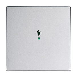 6231-10-83 Busch-Jaeger @ Wippe 1-fach Licht Symbol alusilber Produktbild front M