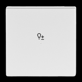 6234-10-83 Busch-Jaeger @ Wippe 1-fach Dimmer Symbol alusilber Produktbild front M