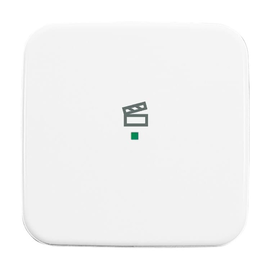 6233-10-214 Busch-Jaeger @ Wippe 1-fach Szene Symbol alpinweiß Produktbild front M