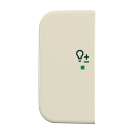 6234-21-212 Busch-Jaeger @ Wippe 2-fach links Dimmer Symbol weiß Produktbild front M