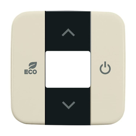 6235-212 Busch-Jaeger @ Zentralscheibe Raumtemperaturregler weiß Produktbild front M