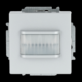 6215/1.1-83 Busch-Jaeger @ Bewegungs- melder /Schaltaktor 1-fach alusilber Produktbild front M