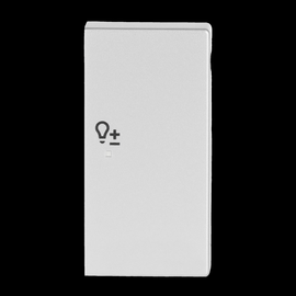 6234-22-83 Busch-Jaeger @ Wippe 2-fach rechts Dimmer Symbol alusilber Produktbild front M