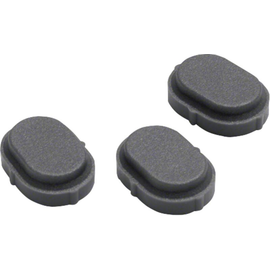 18033500 BERKER W.1 FR AP Abdeckstopfen für Schraublöcher, grau matt Produktbild front M